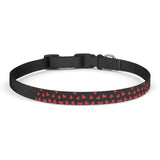 Red Heart Pattern Clip-on Pet Collar | Dog Cat Collar