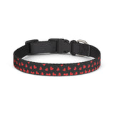 Red Heart Pattern Clip-on Pet Collar | Dog Cat Collar