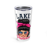 Lake Princess Tumbler 20oz | Patriotic Sunglasses, Bandana Graphic