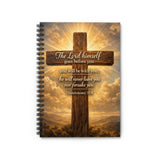 Deuteronomy 31:8 Scripture Verse Spiral Notebook